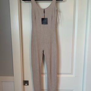 NEW Beige Jumpsuit!! Never worn, with tags!